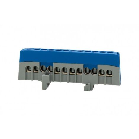 ZPI Schutzleiste 12-Modul (12x16mm2) IP20 AL/CU - blau F2.0391