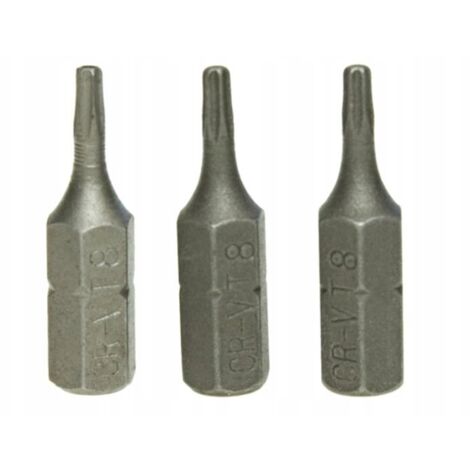 T-Profil Schraubendreher Torx Grösse T8 - T40, Von 80mm - 100mm Länge, 7,00