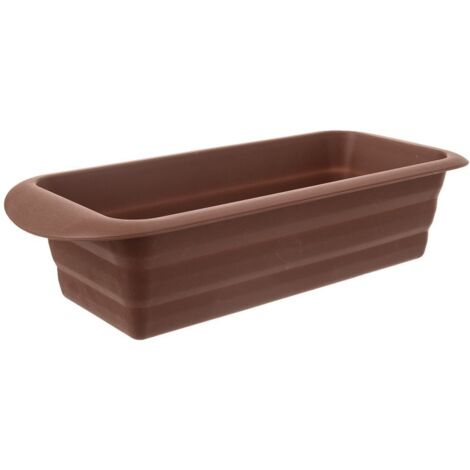 Braune Silikon-Backform für Brot, Kuchen, Pastete SILLINIE 29 cm ORION 151714