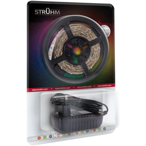 LATE LED-Streifen 5m 150 RGB mit IP20-Netzteil (1/2)