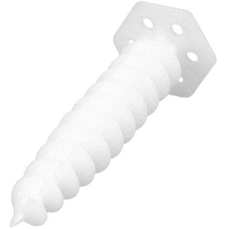 Dübel zur Befestigung in Polystyrol mit Schlüssel, KWM 100 Schnecke (4 Stück) (1/3)