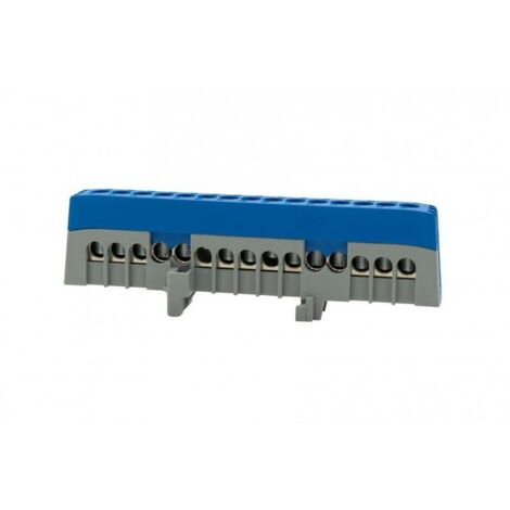 ZPI Schutzleiste 15-Modul (15x16mm2) IP20 AL/CU - blau F2.0393 (1/2)