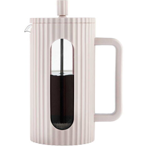Glas Tee-/Kaffeezubereiter French Press 1000 ml beige KLAUSBERG KB-7754