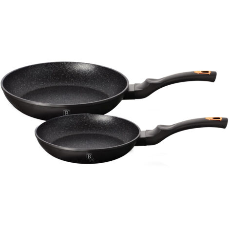 2er-Set Granit-beschichtete Bratpfannen 22/26cm BERLINGER HAUS Black Rose BH-1644-NF (1/5)