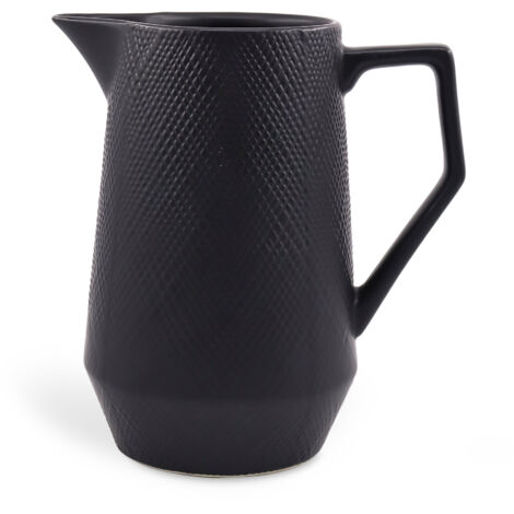 Keramikkrug für Wasser, Milch, Saft 1,3L MAESTRO BLACK MR-20001-55 (1/4)