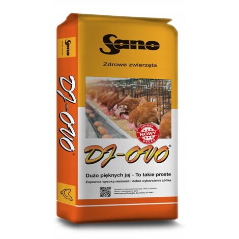Sano DJ-OVO Futter für Legehennen, Granulat, 25 kg