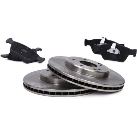 TRW BREMSSCHEIBEN + BELÄGE VORNE Passend Für MERCEDES C/E-KLASSE W202 W210