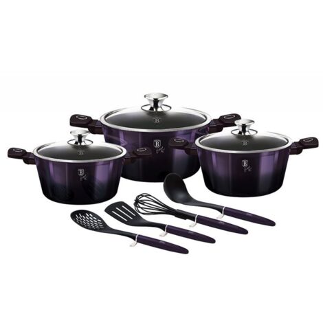 BERLINGER HAUS Purple Eclipse BH-7141 Titanbeschichtetes Kochgeschirr-Set, 10-teilig (1/5)