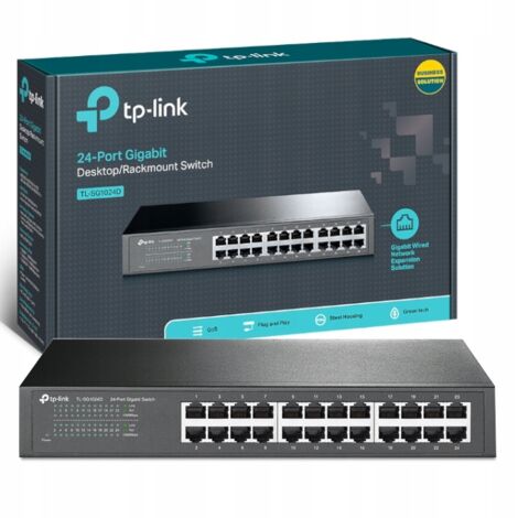 TP-LINK TL-SG1024D SWITCH 24xRJ45 10/100/1000 D/R