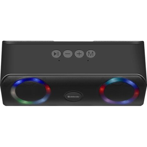 Defender Q1 Tragbarer Stereo-Lautsprecher Schwarz 10W