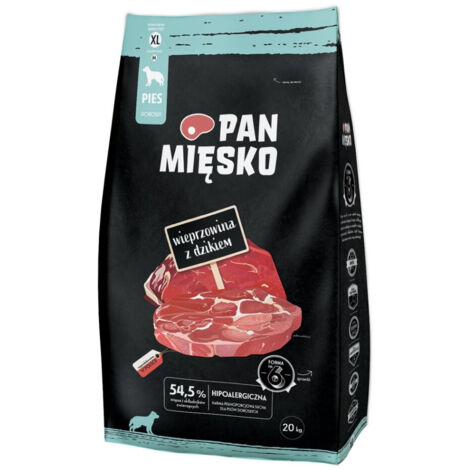 PAN MIĘSKO Wieprzowina z dzikiem XL 20kg (1/5)
