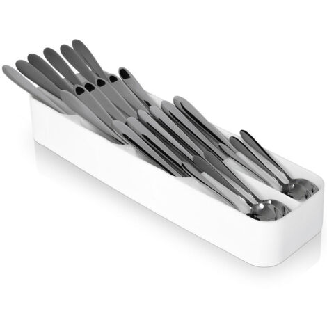 Besteckschubladeneinsatz für Löffel, Messer, Gabeln und Teelöffel, Küchenorganizer (1/5)