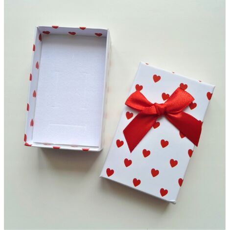 dekorative Herzbox Geschenkverpackung 8x5 (1/4)