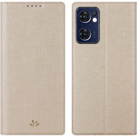 BEIGE GESCHLOSSENE TASCHE FÜR OPPO FIND X5 LITE (1/5)