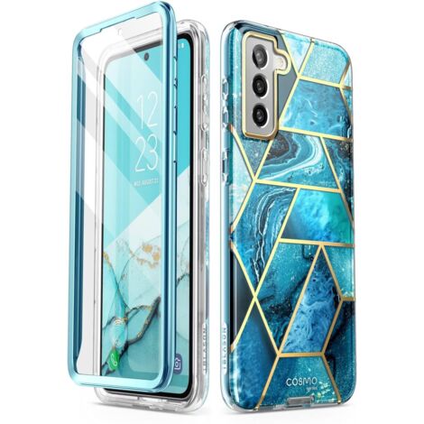 BLAUE BUMPER-HÜLLE FÜR SAMSUNG GALAXY S22+ (1/5)