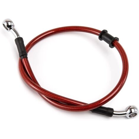MOTORRAD BREMSSCHLAUCH KURZ FLEXIBEL ROT 63CM LÄNGE