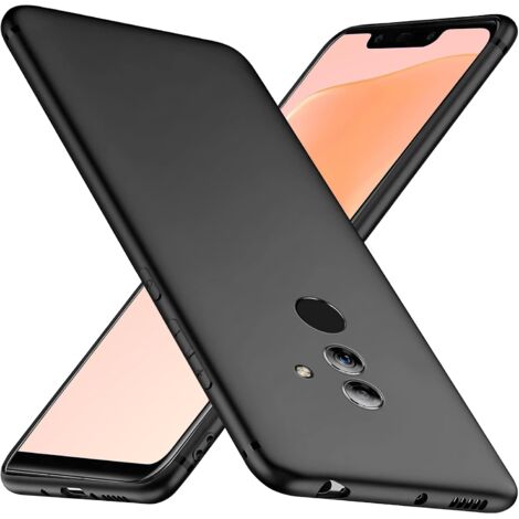 SCHWARZE SILIKONHÜLLE FÜR HUAWEI MATE 20 LITE FLEXIBEL STARK SNE-AL00 (1/5)