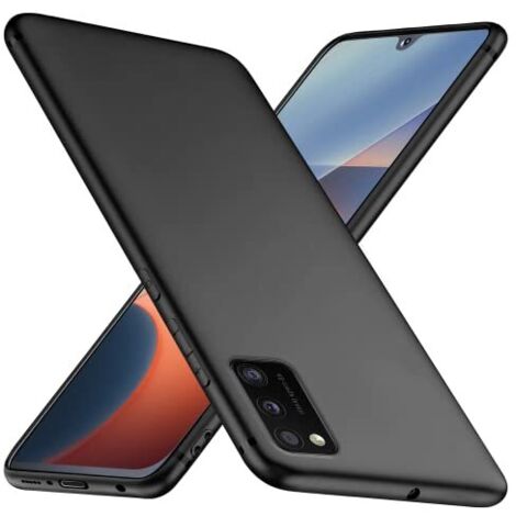 SCHWARZE SILIKONHÜLLE FÜR SAMSUNG GALAXY A41 MATT STARK SM-A415F (1/3)