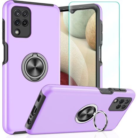 LILA ARMOR CASE FÜR SAMSUNG GALAXY A12 6,50"" 1x SCHUTZFOLIE (1/5)