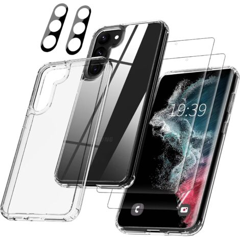 Clear Case für Samsung Galaxy S23 2x Schutzfolie SM-S911B/S911N (1/5)
