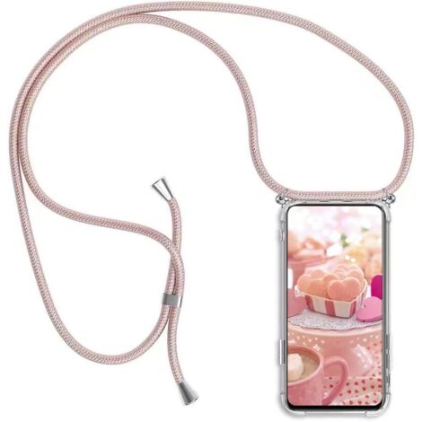 SILIKONHÜLLE MIT KETTE FÜR XIAOMI MI 11T 5G / MI 11T PRO 5G ROSA (1/5)