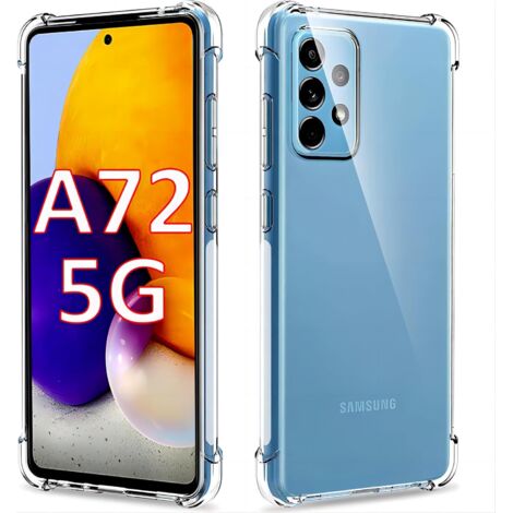 Hülle für Samsung Galaxy A72, Silikon, transparent, verstärkte Ecken, SM-A725 (1/5)