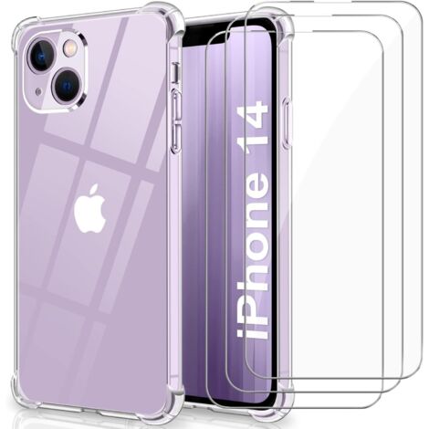 Hüllenset für Apple iPhone 14 transparent + 3x Panzerglas A2882 A2649 (1/5)
