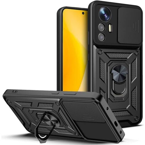 ARMOR CASE FÜR XIAOMI 12 LITE SCHWARZ KAMERASCHUTZ MIT RING (1/5)