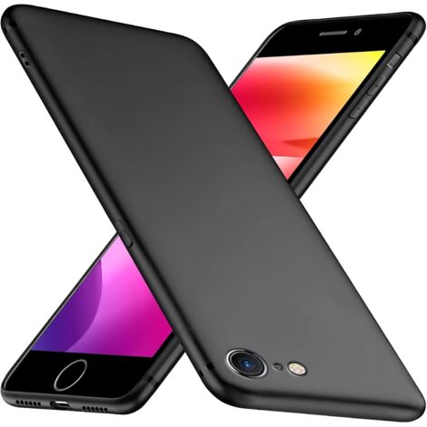 Hülle für Apple iPhone 7/8/SE 2020 Silikon Schwarz Flexibel A1660 A1863 (1/5)