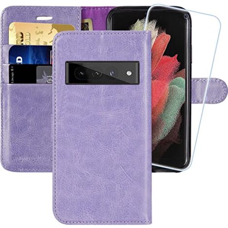CLOSED CASE FÜR GOOGLE PIXEL 7 PRO 5G CASE LILA + SCHUTZFOLIE (1/2)