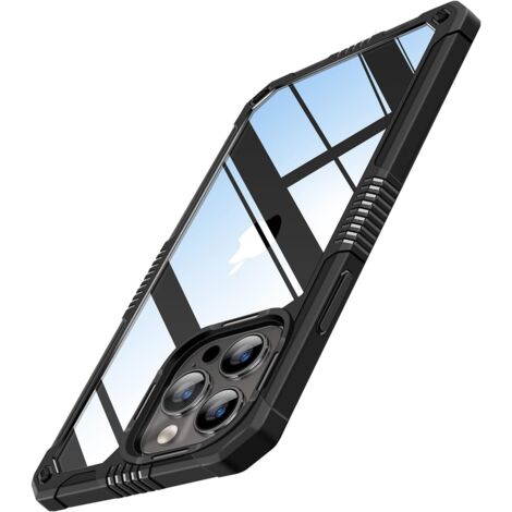 Hülle für Apple iPhone 13 Pro Max Schwarzer Rahmen Gehärtetes Glas Kamera (1/5)