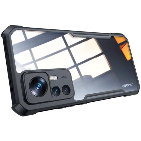 Hülle für XIAOMI POCO M5 Rückseite Schwarz Rahmen Massives gehärtetes Glas (1/5)