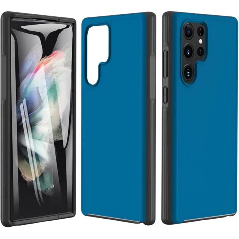 Hülle für Samsung Galaxy S22 Ultra Blau Kunststoff Robust SM-S908 (1/5)