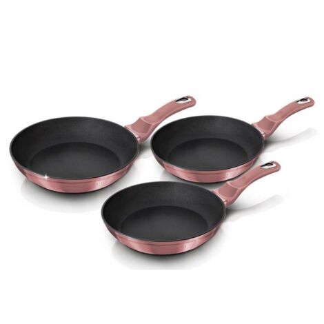 3er-Set Bratpfannen 20/24/28cm Berlinger Haus BH-6170 I-Rose (1/3)