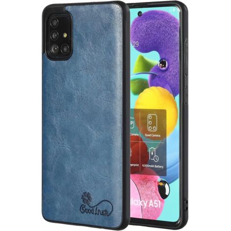 Schutzhülle für Samsung Galaxy A51 5G, Marineblau, Rückseite, stabile Hülle (1/5)