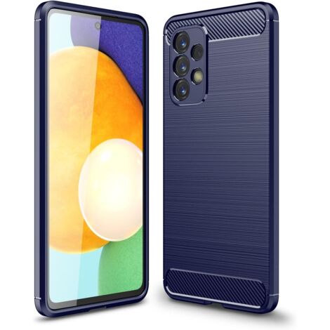 CASE COVER FÜR SAMSUNG GALAXY A73 5G SILIKONHÜLLE MARINEBLAU (1/3)