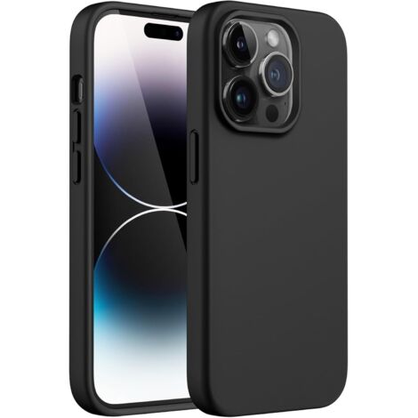 CASE COVER FÜR APPLE IPHONE 14 PRO MAX SCHWARZ MATTE RÜCKSEITE (1/5)