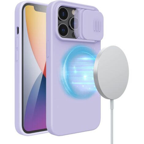 Hülle für Apple iPhone 13 Pro Max 6,7"" Flexible Hülle Lila Magsafe Nillkin (1/5)