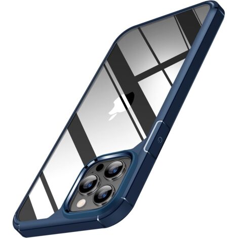 MARINEBLAUES RAHMEN-HÜLLENSET FÜR APPLE IPHONE 14 PRO + GEHÄRTETES GLAS A2890 (1/5)