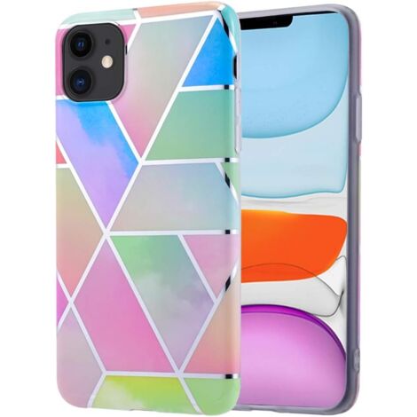 APPLE IPHONE 11 HÜLLE SILIKON BUNT NEON A2111 (1/5)