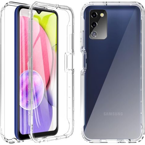 BUMPER CASE FÜR SAMSUNG GALAXY A03s TRANSPARENT + DISPLAYSCHUTZ SM-A037F (1/5)