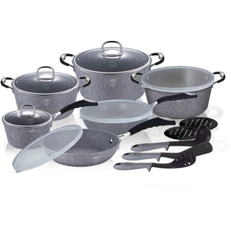 BERLINGER HAUS BH-6196 STONE TOUCH GRANIT KOCHGESCHIRR-SET (1/5)