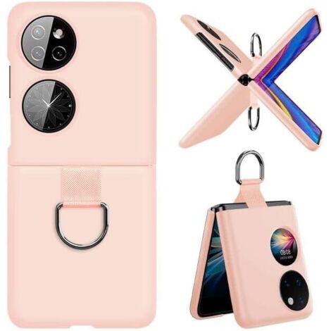 HUAWEI P50 POCKET CASE PINK HARTSTABIGE RÜCKSEITE SOLIDE SCHUTZHÜLLE LANGLEBIG (1/5)