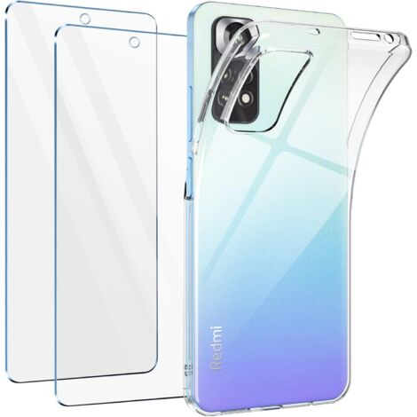 Hülle für XIAOMI REDMI NOTE 11/11S Glitzer Silikon 2x gehärtetes Glas (1/5)