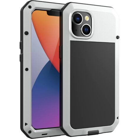 Hülle für Apple iPhone 14 Pro Max Metall Bumper mit Schrauben Ultra langlebig (1/5)