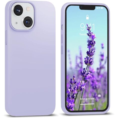 CASE COVER FÜR APPLE IPHONE 14 PRO MAX CASE LILA SILIKONRÜCKSEITE (1/5)
