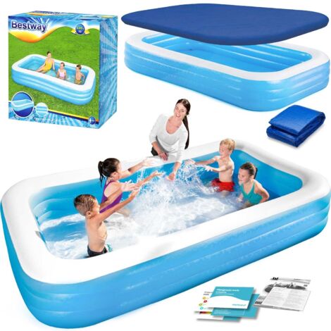 Aufblasbarer Familienpool 305 x 183 x 56 cm 3 in 1 Bestway 54009