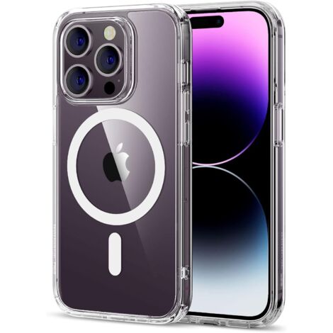 Hülle für Apple iPhone 14 Pro Max, transparent, magnetisch, Rückseite MAGSAFE (1/5)