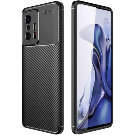 Silikonhülle für XIAOMI POCO F3 6,67"" Hülle Schwarz wie Carbon MZB08RIEU (1/4)