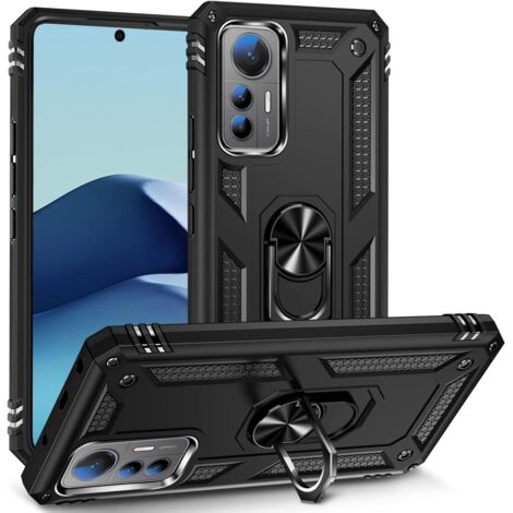 ARMOR CASE FÜR XIAOMI 12 6.28"" CASE SCHWARZ MILITÄR + 2x KAMERAFOLIE (1/5)
